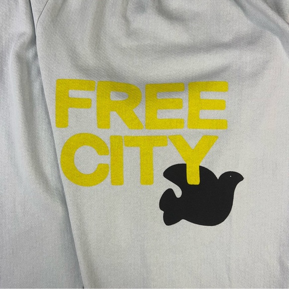 Freecity Life Nature Love Silver Rock Grey Yellow Sweatpants Womens Sz XS-XL New - Picture 5 of 16